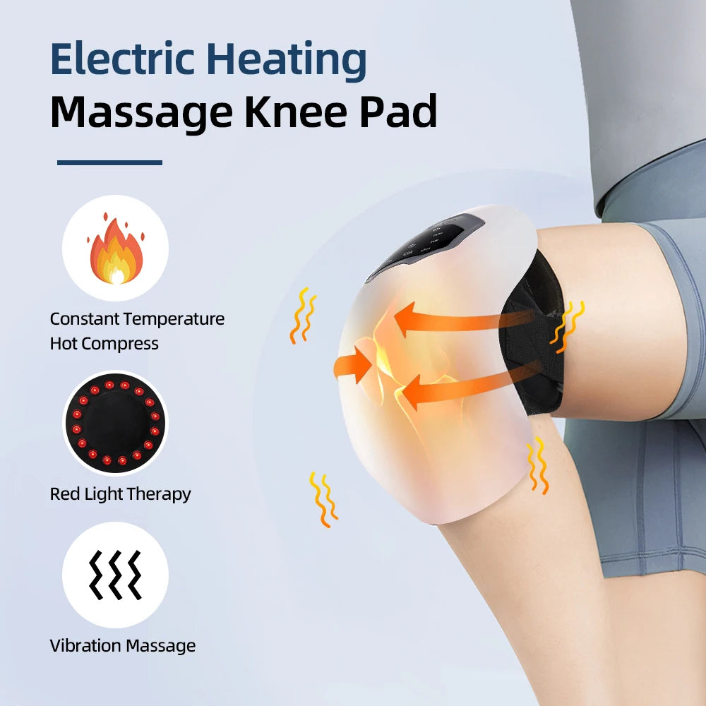 Electric Knee Massager Infrared Wireless Airbag Vibrating Leg Massager Heating Knee Pads Knee Joint Massager